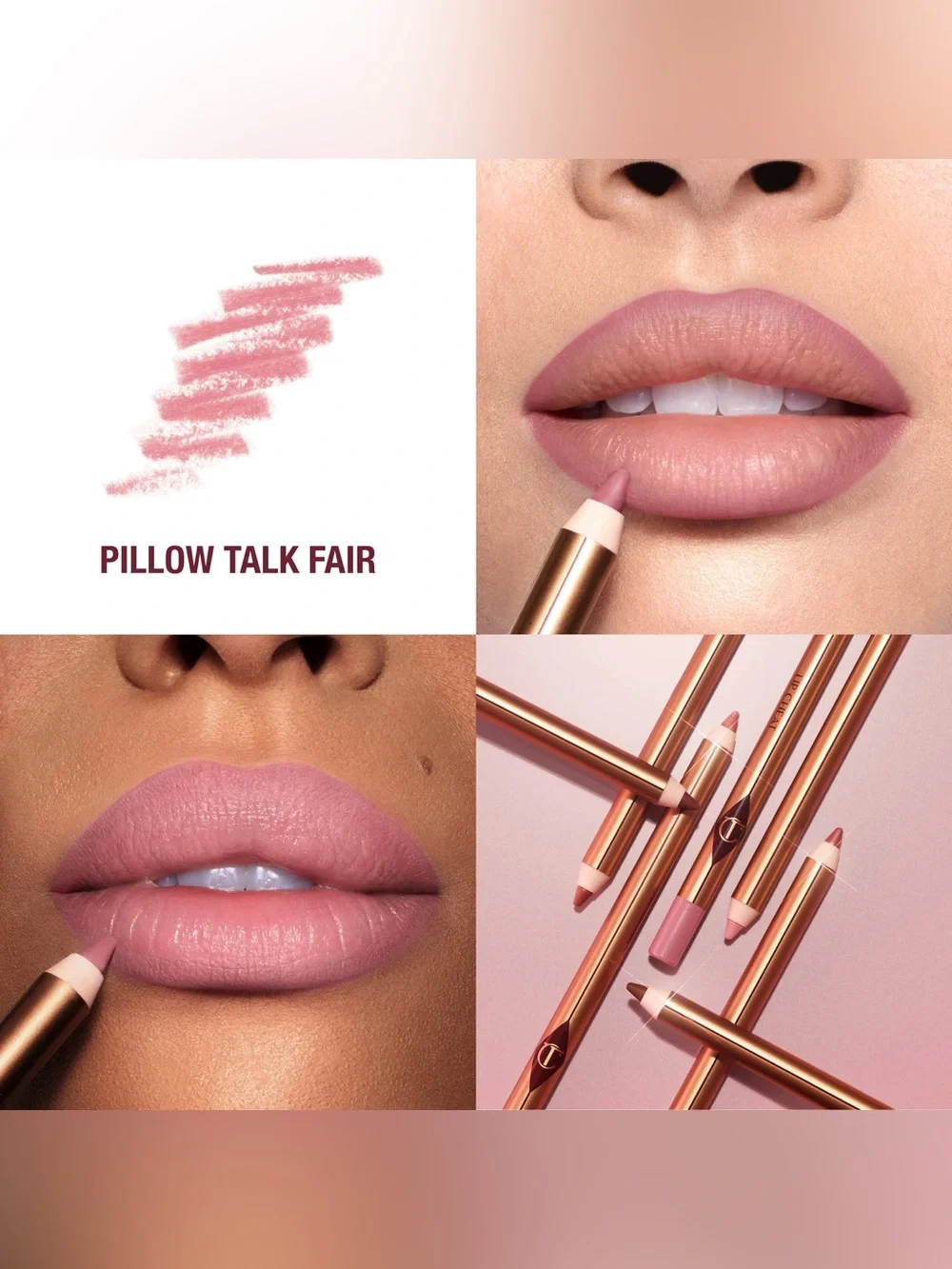 Charlotte Tilbury Lip Cheat Lip Liner Pencil — Pillow Talk
